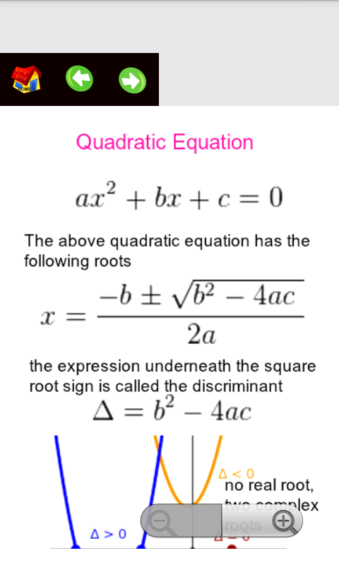 Algebra Trigonometry Formulas - App on Amazon Appstore