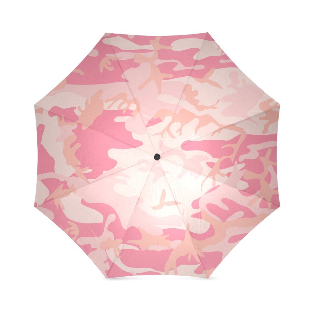 Pink Military Camouflage Camo Pattern Folding Rain Umbrella/Parasol/Sun Umbrella