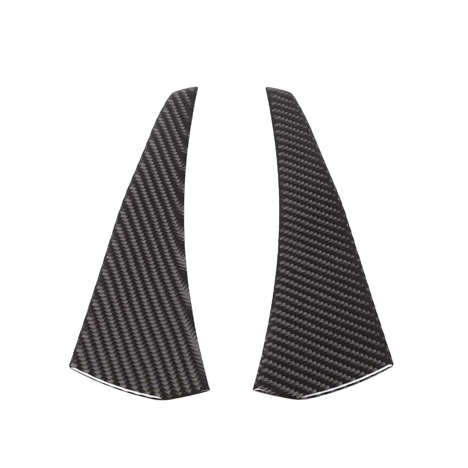 for BMW for 3 Series for E90 2005-2012 Car Rear Exhaust Vent Side Decorative Sticker Soft Carbon Fiber Interior Accessories Car Interior Accessories(Soft Carbon Fiber)