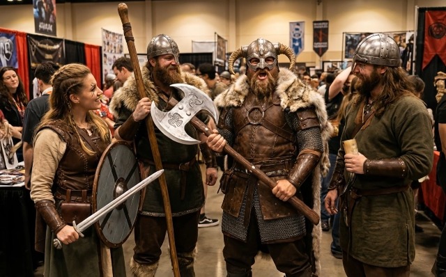 Amazon.com: LOOYAR PU Foam Viking Two Handed Axe Weapon Toy Adult