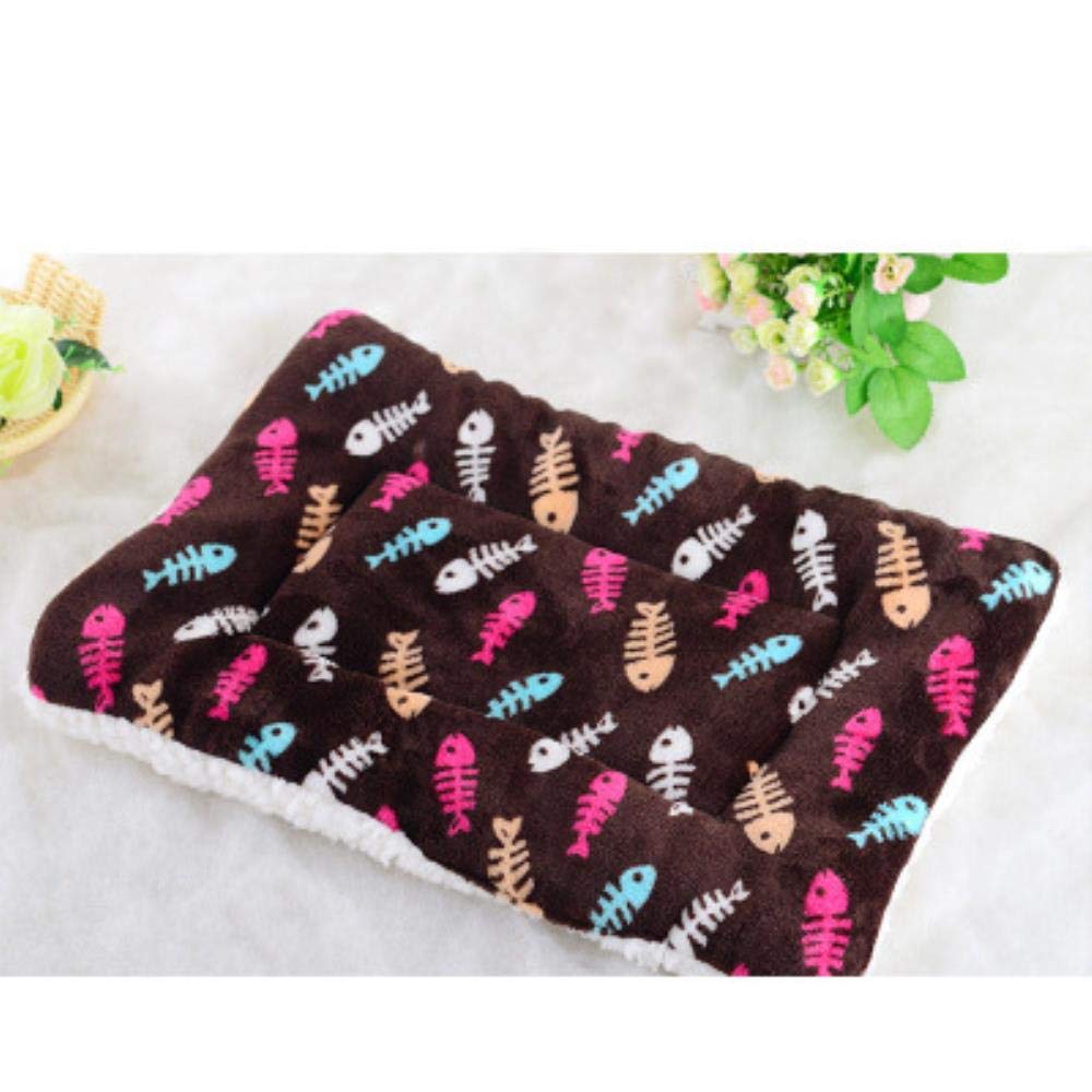 Lit pour chien et chat format compact 50x32cm lit hiver lavable