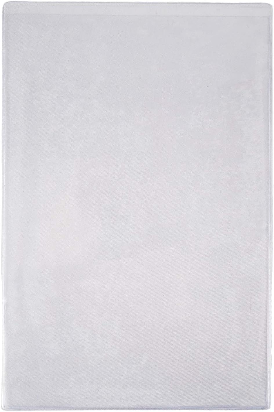 Risch Double-Sided All Clear Vinyl Menu Cover, Two-Sided 2 View Plastic Menu Holder, Slip in Top-Loading Cover, Wipeable, Reusable, 11” x 17”, 12-Gauge, Pack of 24