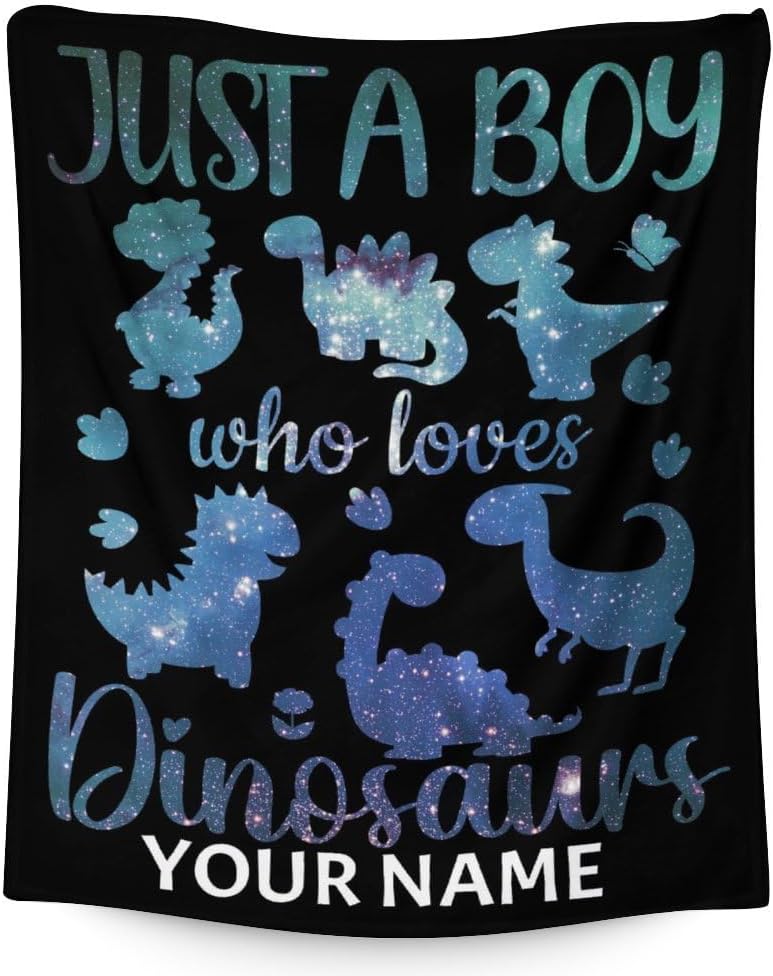 Dinosaur Blanket Gifts - 60"x80" Cute Throw Blanket for Adults, Girls - Rainbow Soft Plush Throws for Bed, Couch & Living Room