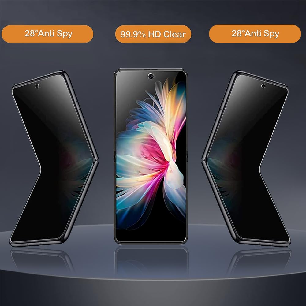 1 Pack for Samsung Galaxy Z Flip 4/5 Privacy Soft Screen Protector? Anti-Fingerprint Scratch-Resistant?Privacy Guard