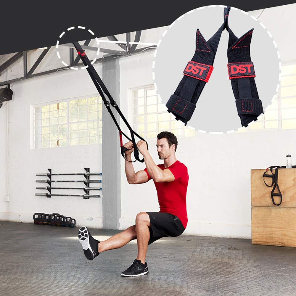 Suspension Training Kit Allenamento Sospensione Cinghie di Sospensione per Fitness Body Training Incluso Ancoraggio per Porta Supporto Cinghia di Fissaggio