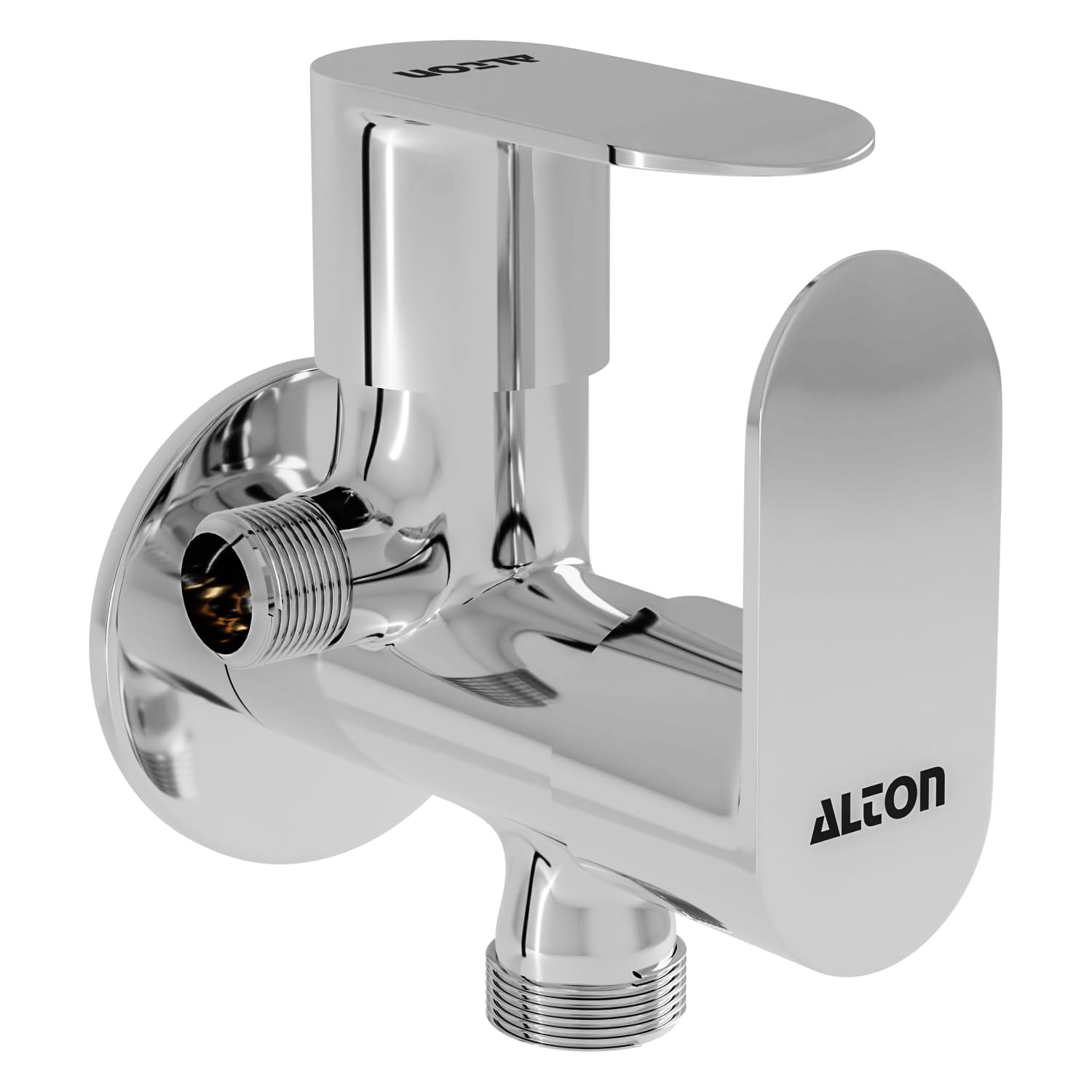 ALTON AXN9430 Brass 2-IN-1 Angle Valve With Wall Flange, Chrome Finish (B09NR6QX3V) Amazon Price History, Amazon Price Tracker