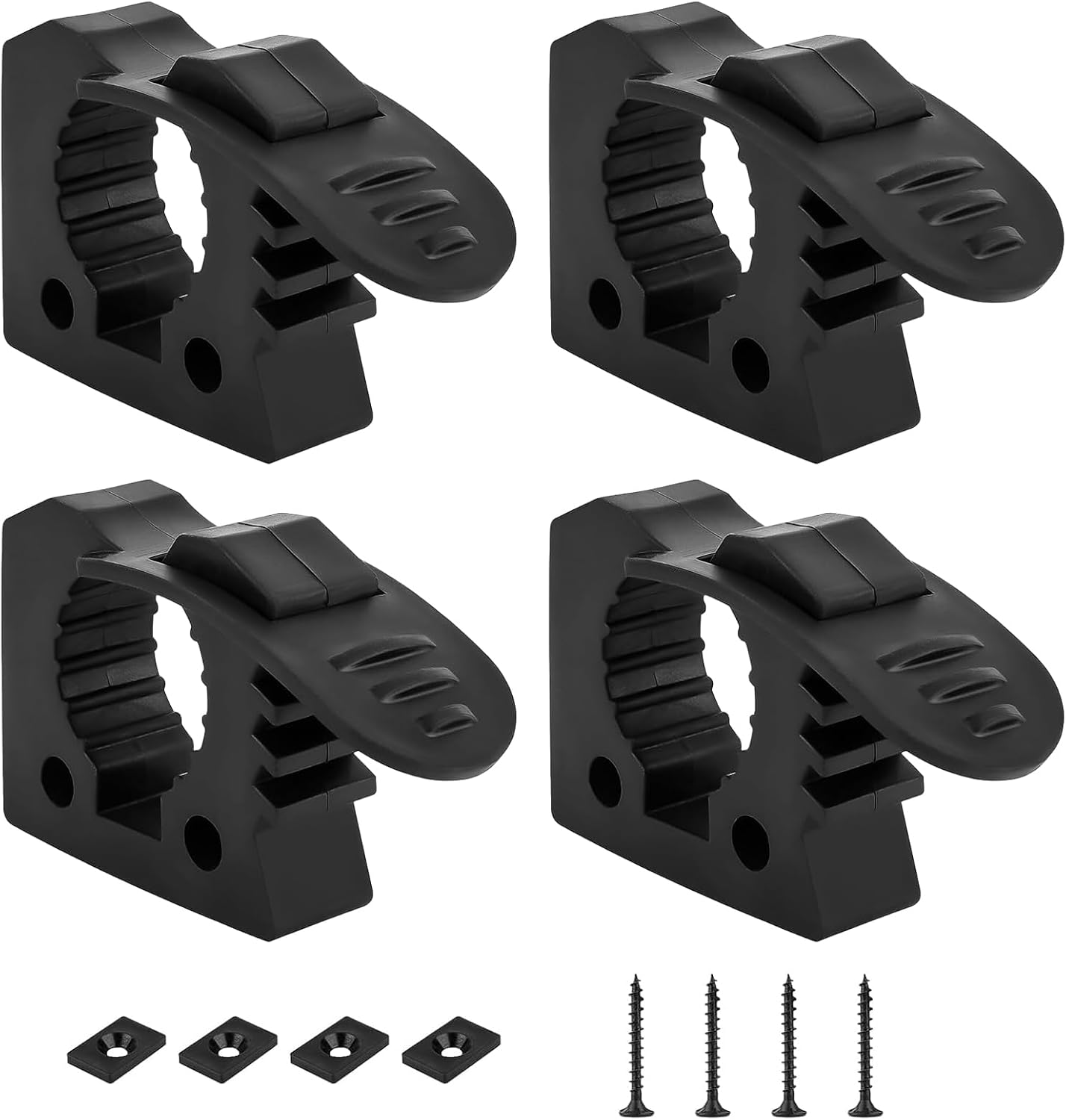 Kryonix Quick Release Rubber Mount Clamp,Shovel Mount Fits 1.18" - 1.57"