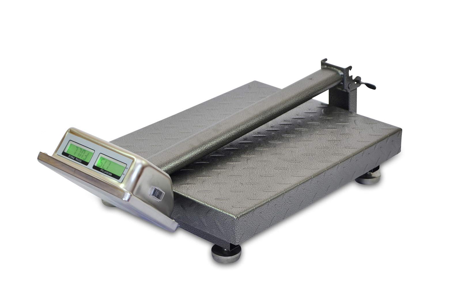 Báscula Industrial 300kg/50g, Pantalla LCD Digital, Plegable, Balanza De Plataforma Reforzada 40x50cm, Acero Tratada Térmicamente, Báscula De Paquetes Postales Para Pesaje
