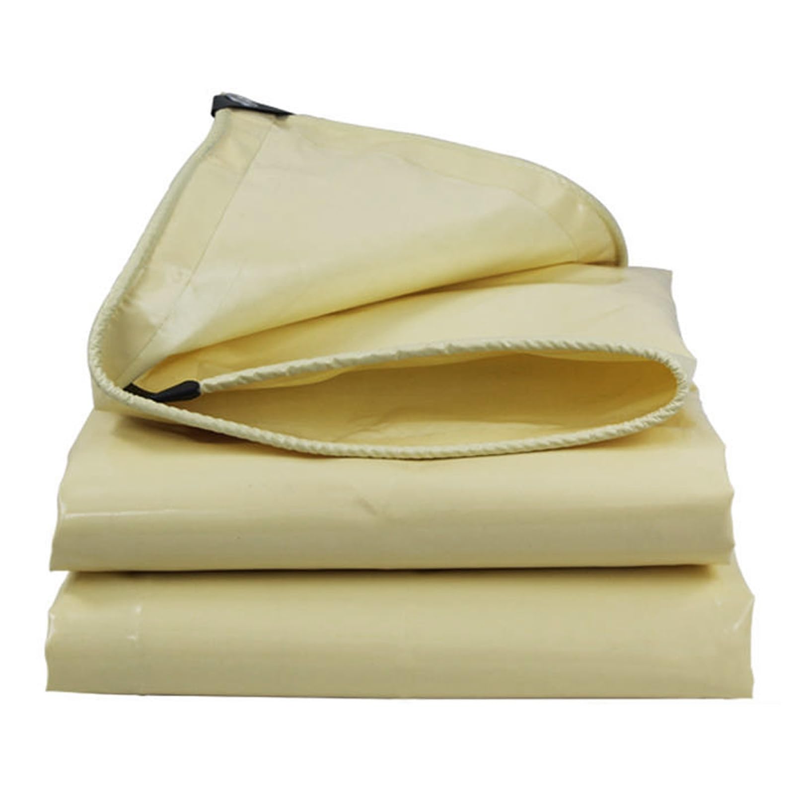 Lona gruesa beige con ojales, lona plegable de 5 x 5 m para automóviles y exterior