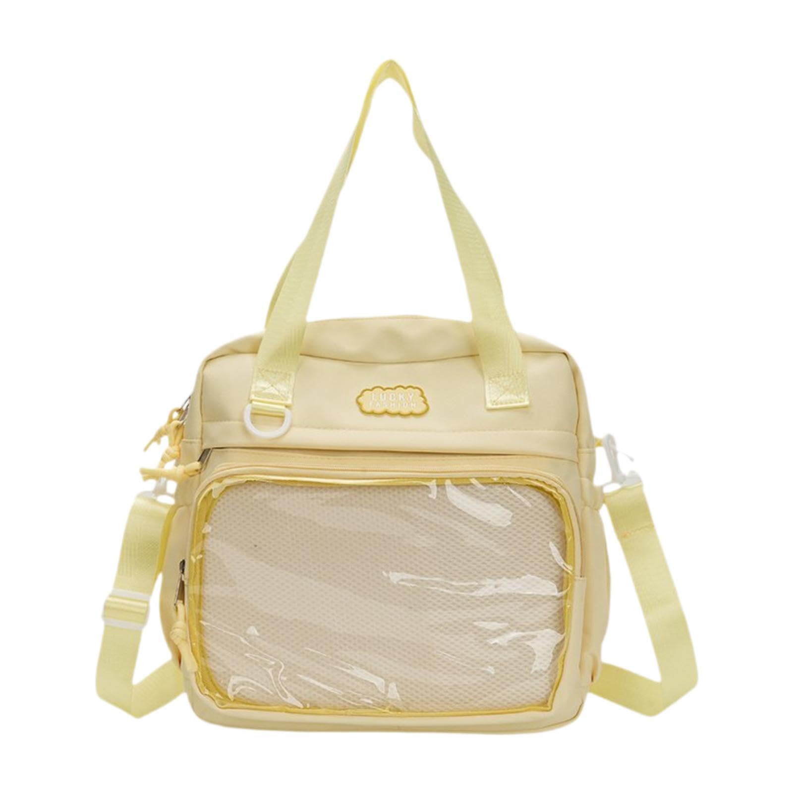 Ita Bag DIY Adjustable Strap Uniform Bag for Anime Dolls Display Party Yellow-image-17