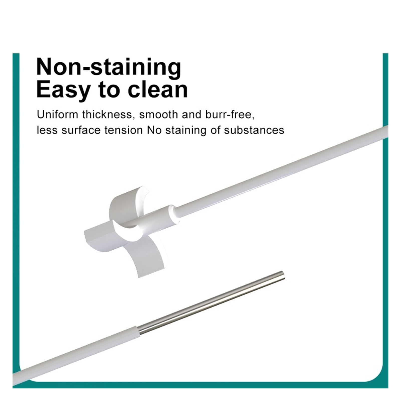 PTFE 350 mm Rührstab Rührblatt Rührpaddel Laborbedarf for Overhead-Rührmischer Stabiler Betrieb über lange Zeit(D)