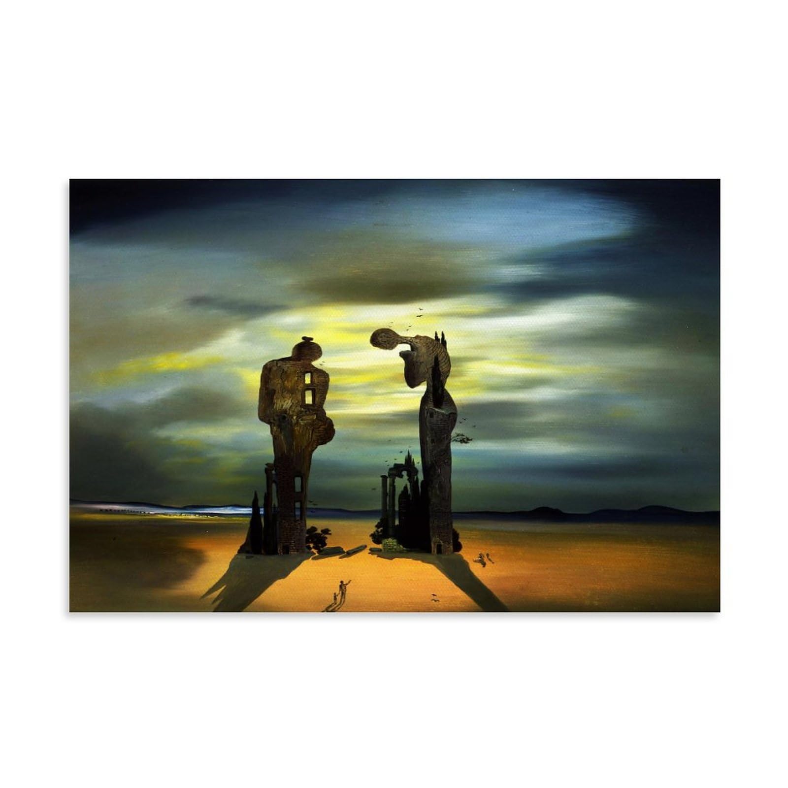 Salvador Dali Famous Painters' Works（The Dream World) Printing Posters Print Photo Art Painting Canvas Home Decorative Bedroom Modern Decors Gifts 12x18inch(30x45cm)