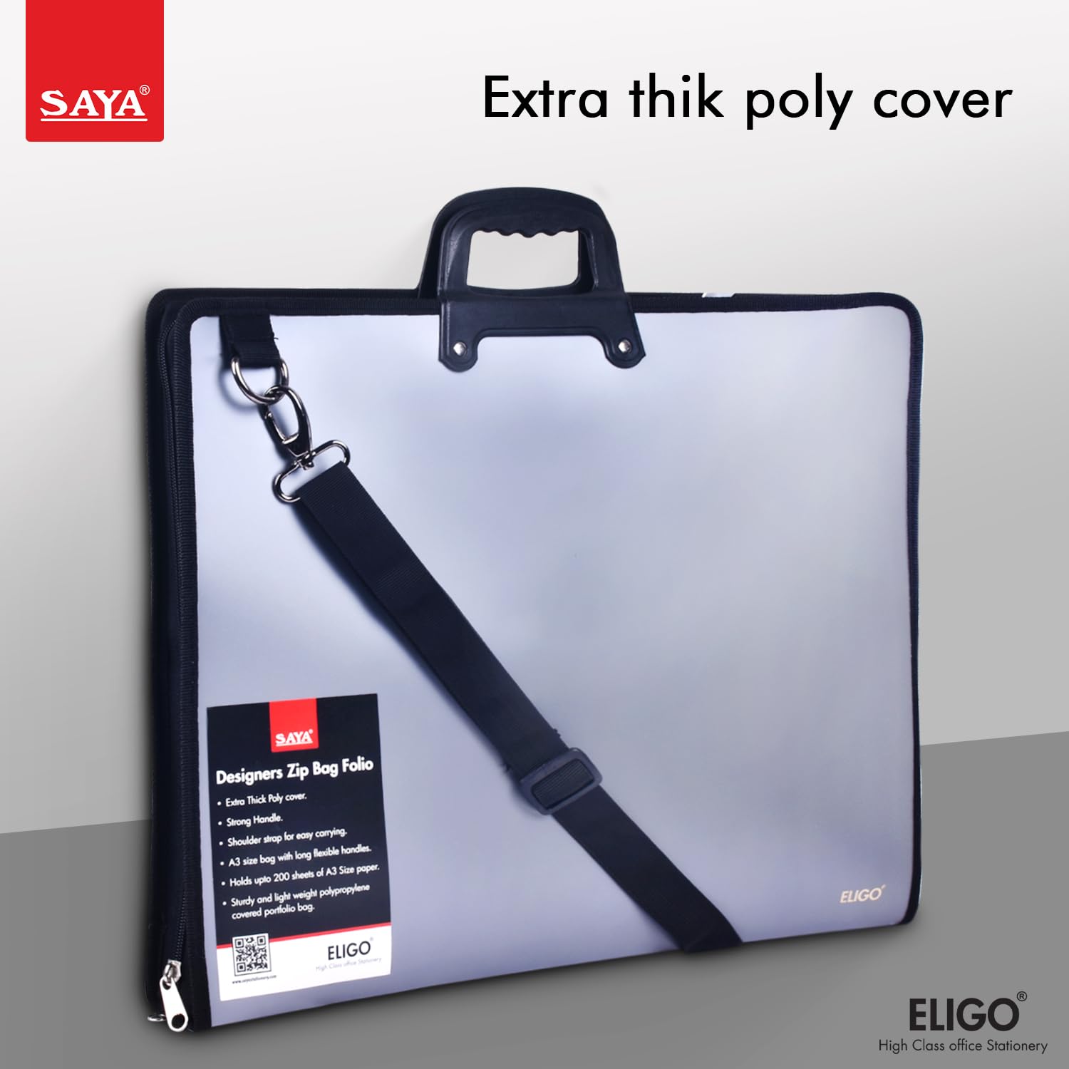 Saya A3 Document Organizer Bag Waterproof Portfolio Case Holds Up
