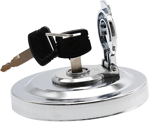 Miniatura 3 de Anxingo 4361638 Reemplazo de tapa de depósito de combustible para excavadora John Deere 70D 200LC 160C 550LC 750 490E 790ELC 190E 892ELC 992ELC,