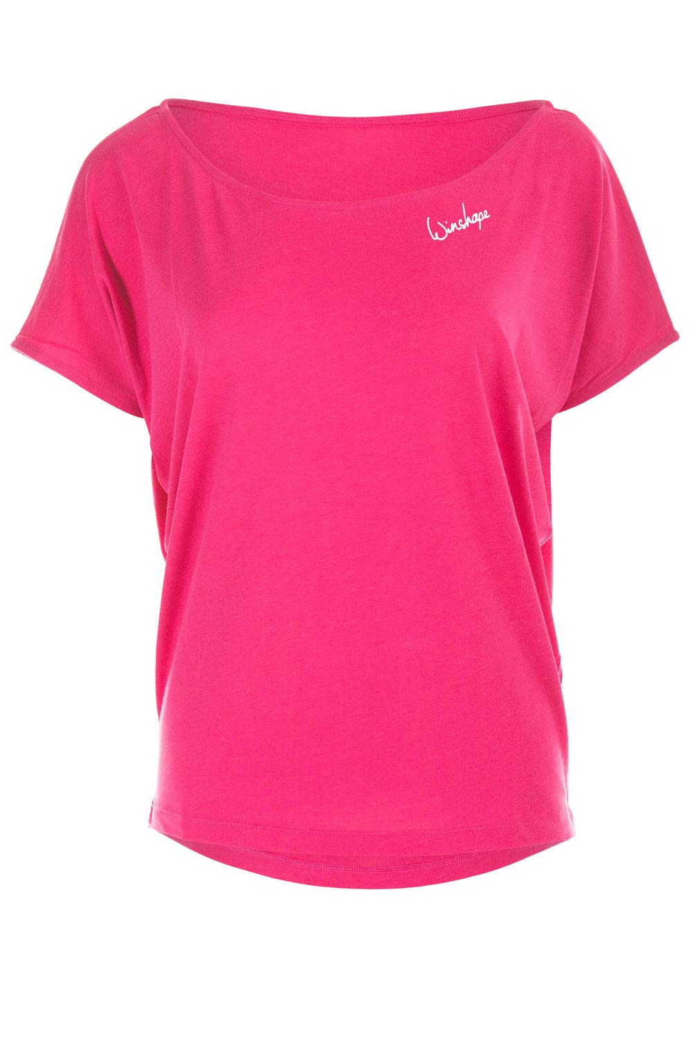 WINSHAPE Mct002 Women's Ultra Light Modal Short Sleeve Shirt Dance Style Fitness Leisure Sport Yoga Workout, womens, Short-sleeved shirt, MCT002, deep-pink, XS