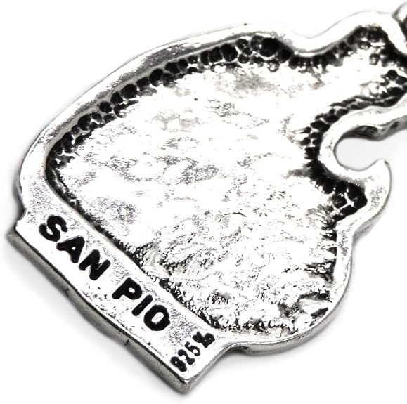 Padre Nostro – Collana Uomo Donna Con Ciondolo Croce Tau In Argento 925 Con Preghiera Incisa In Italiano
