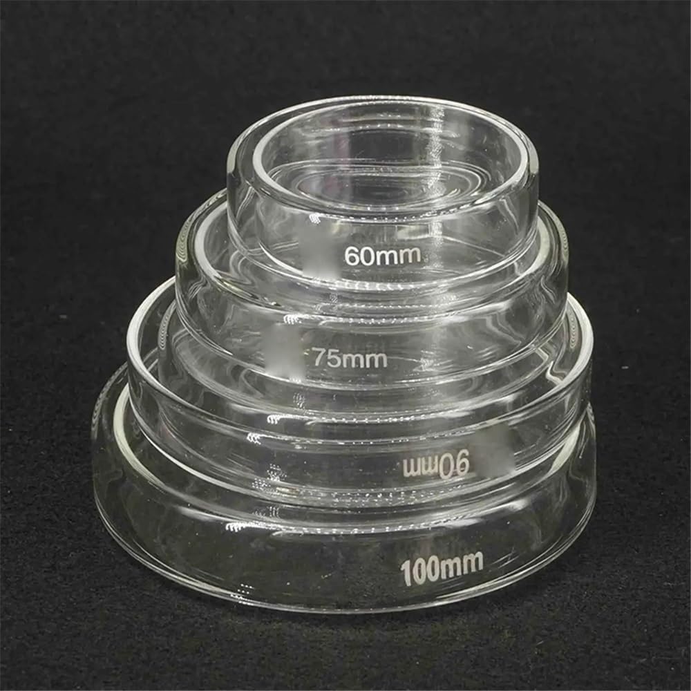 Laborausstattung und -bedarf 75/90/100/120/150/180/200mm Mit Deckel Glas Klar Steril Instrument Kultur
