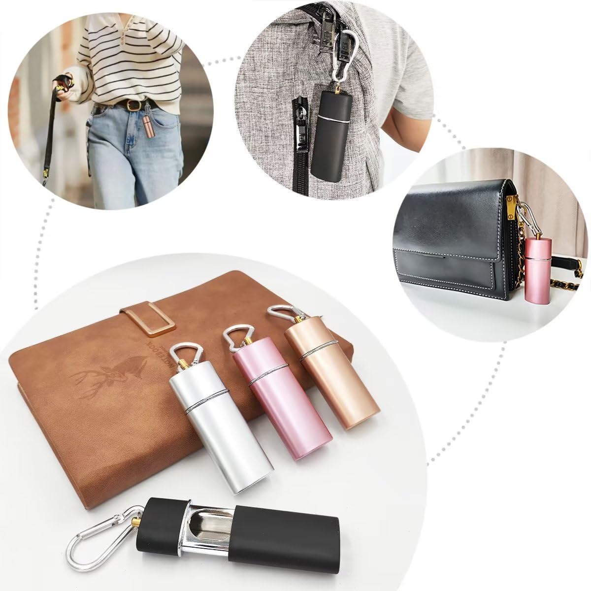 Amazon.co.jp: Hourwof ポータブル灰皿 蓋付き 臭い防止 金属製