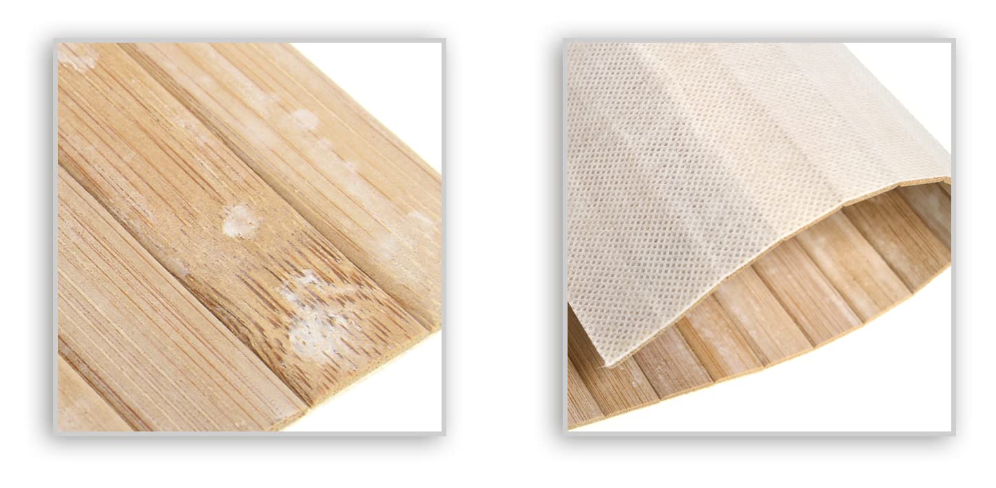 HERSIG - Salvamanteles Bambu | Manteles Individuales Bambu - 30x45cm - 30 Unidades