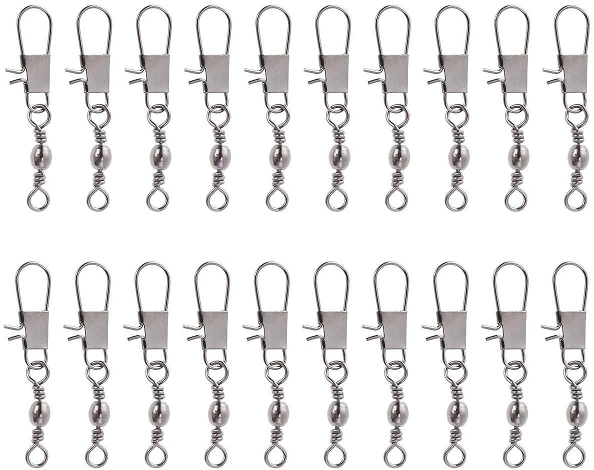 kanabee Metal Rolling Ball Bearing Barrel - Swivel Fishing Line connectors-30 Pieces-picture-22