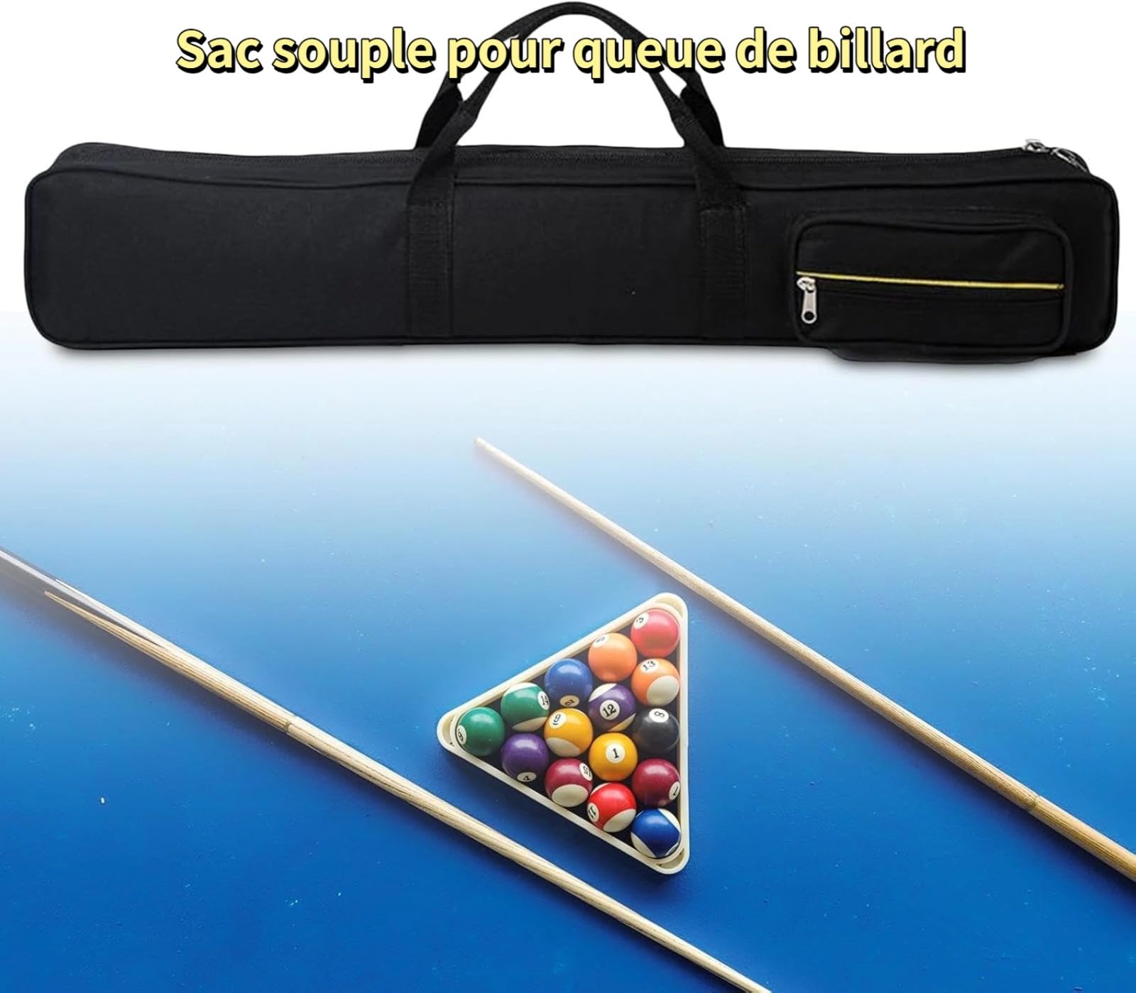 Generico Custodia Protettiva per Stecche da Biliardo, Custodia Protettiva per aste da Biliardo,Custodia per Stecche da Biliardo Borsa per Stecche da Biliardo,Custodia per Stecche da Biliardo