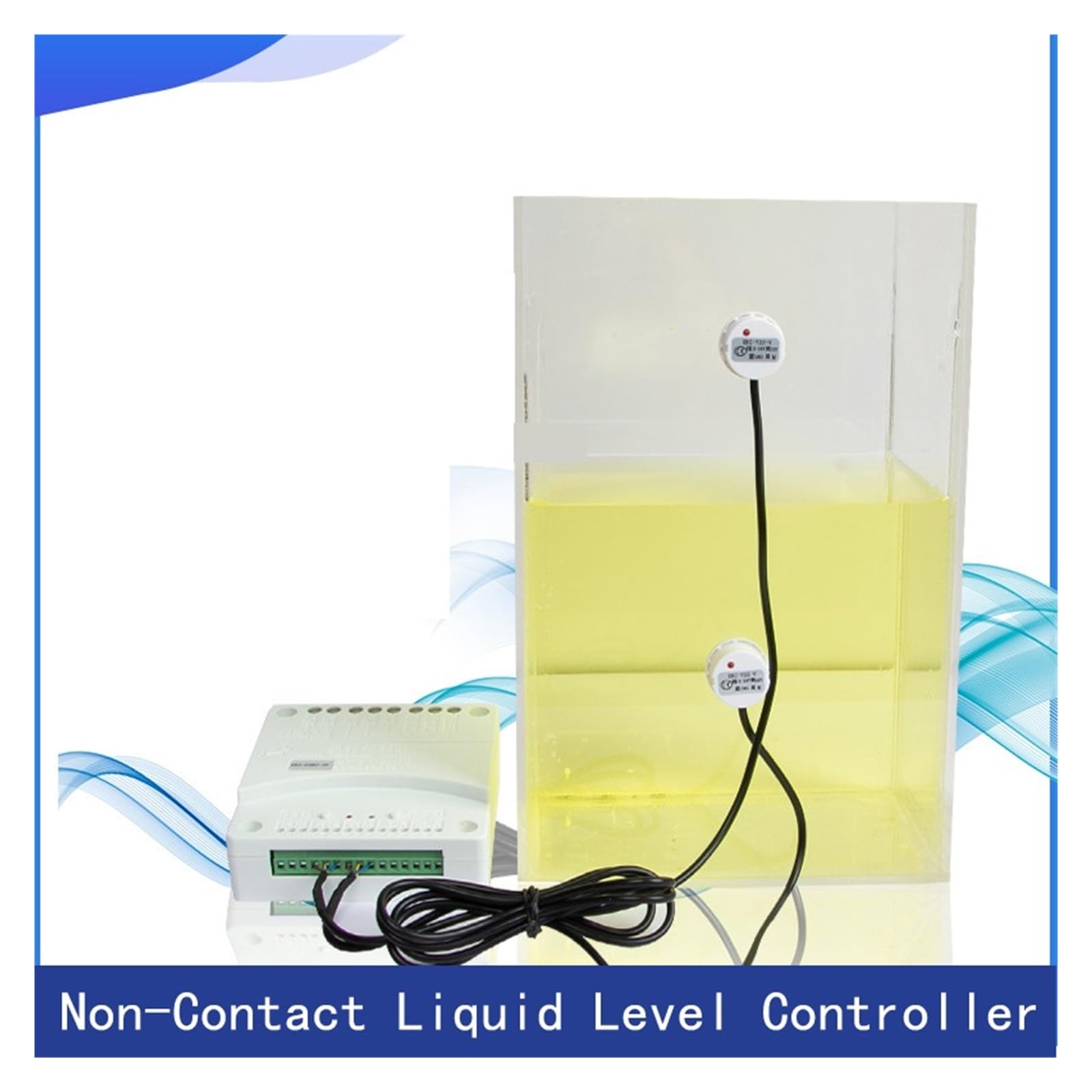 EDEDE Sensor de Nivel de líquido, Controlador de de Suministro de reposición automática de Agua intelinte XKC-C382 Sensor de Nivel de líquido(XKC-C382-2P-2sensors)