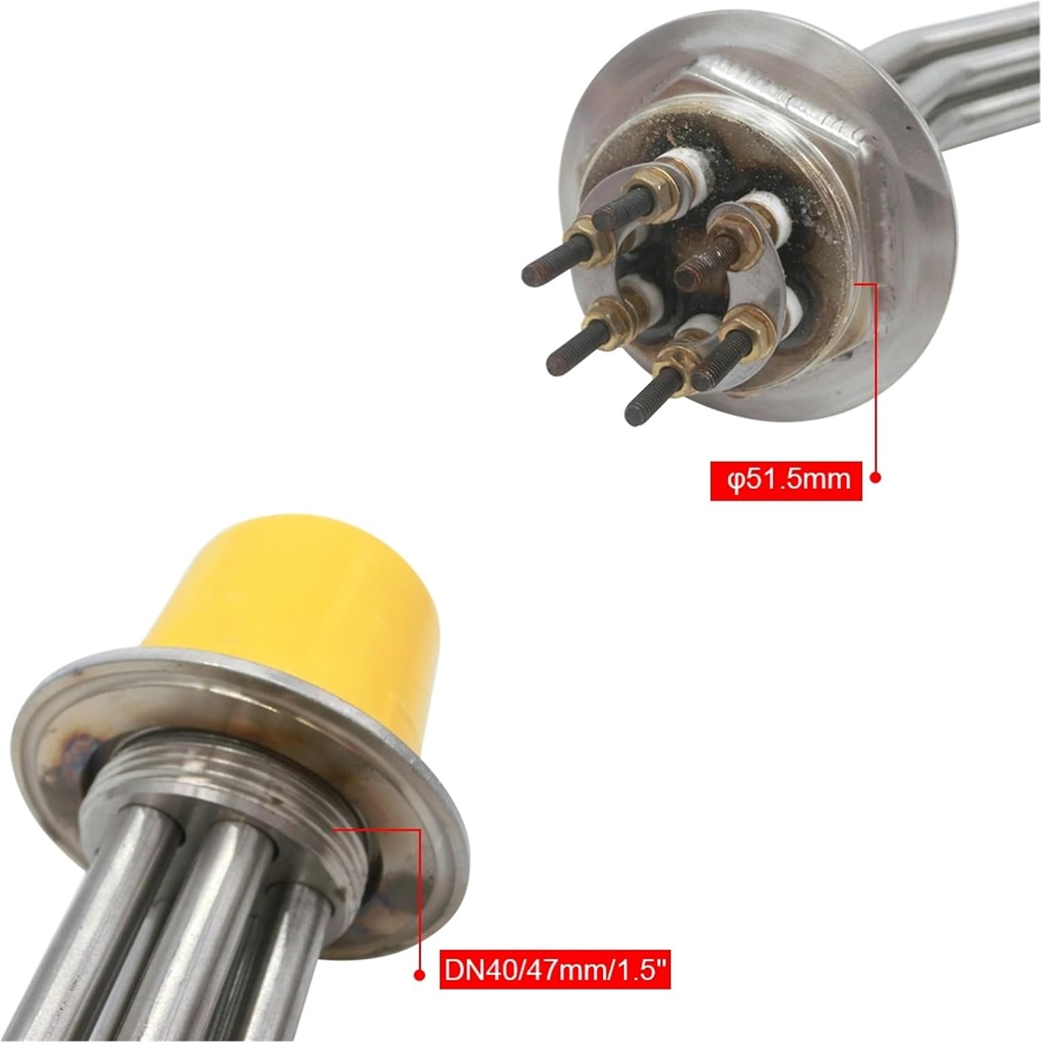 Electric Heating Element 220V/380V SS304 5KW/8KW/11KW for Brewing and Winemaking Equipment(380V-5KW 130L)