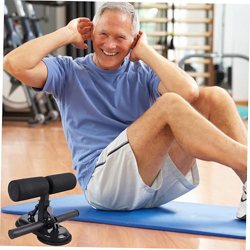 Miniatura 7 de Barra de fitness para cintura y vientre, herramienta de ejercicio con ventosa, ventosa, ventosa, ventosa para piso, canicas, autocebado, barra de