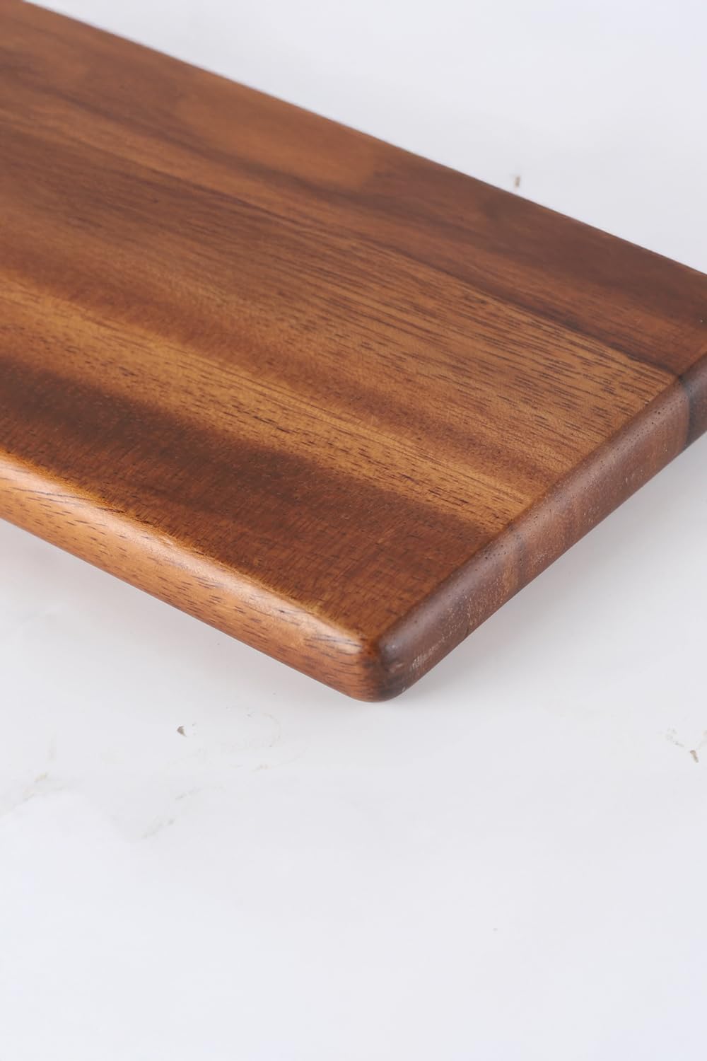 Deconox Doğal Akasya Ahşap Kesme Tahtası Saplı, Et, Peynir, Ekmek, Sebze ve Meyve Servis Tepsisi için Ahşap Mutfak Doğrama Tahtası (46 * 18.5 * 1.5cm)