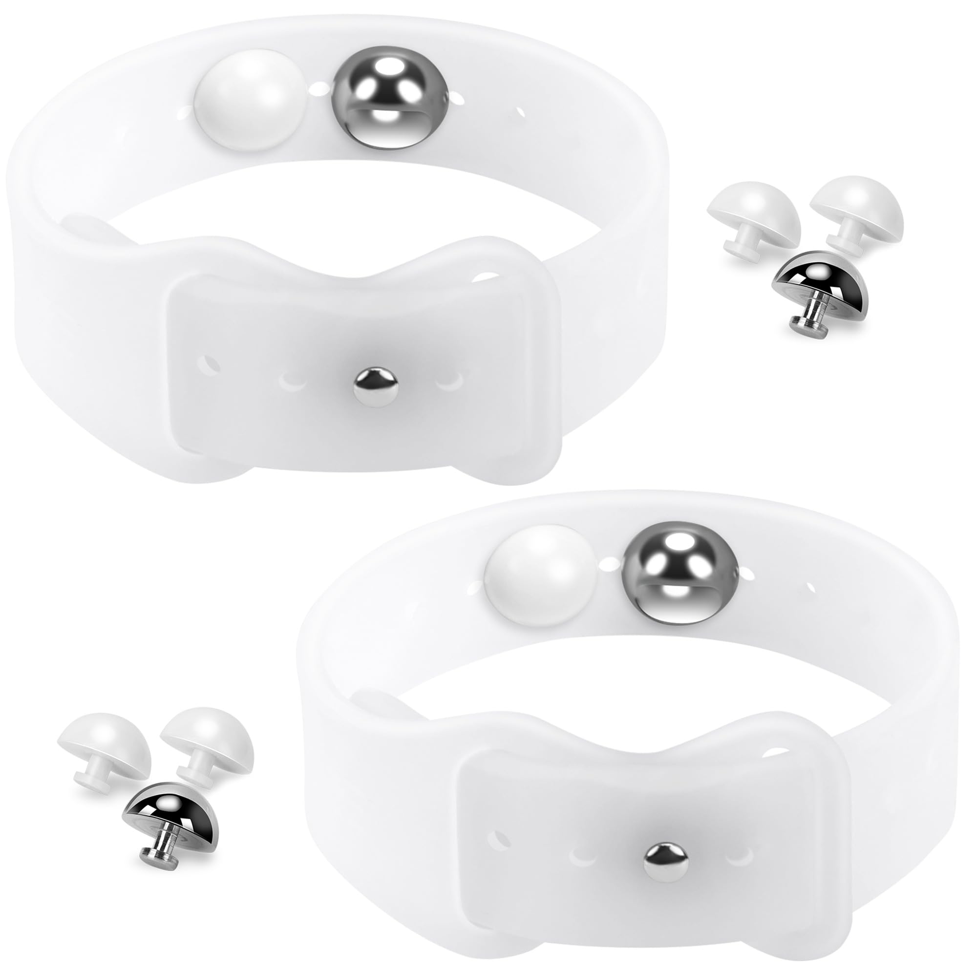 Motion Sickness Bracelets for Travel: Acupressure Anti Nausea Wristband for Morning Sickness - Sea Sickness Wristbands for Car Boat Air - Nausea Bands for Motion Sickness Transparent Color