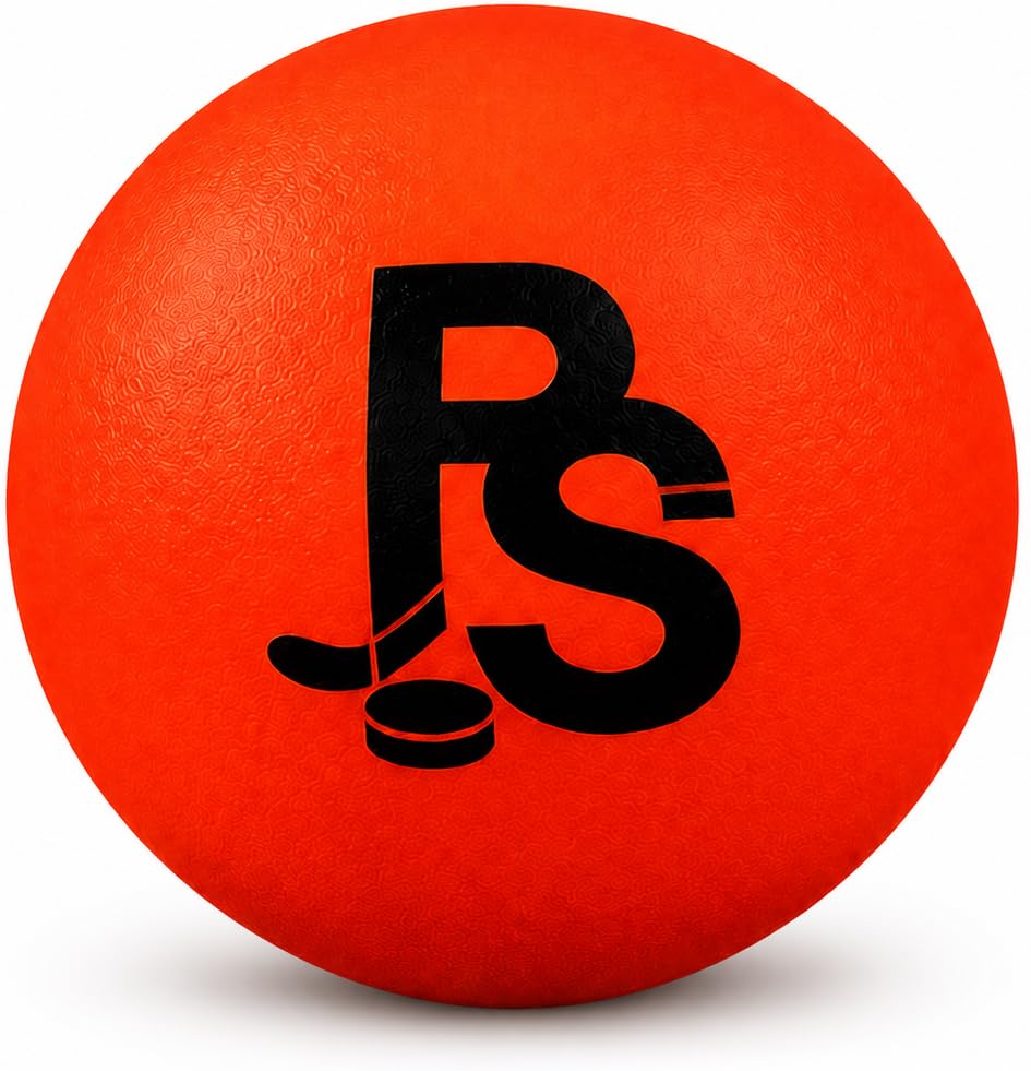 Premier Sports 1-Pack All-Weather Street Hockey Balls Durable Low-Bounce High-Visibility Balls Premier Regulation Size