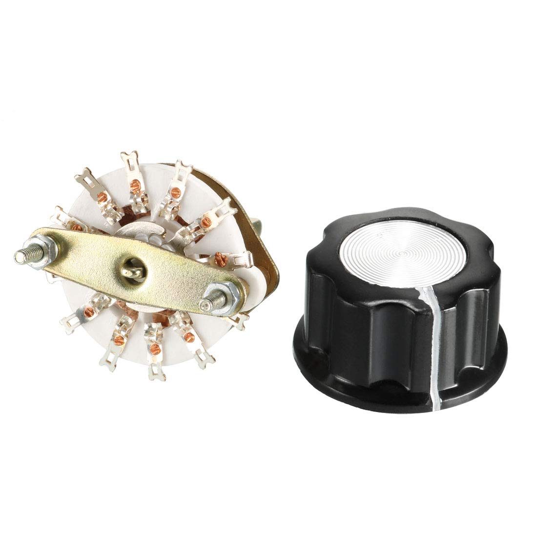 Rotary Switches Uxcell 2 Pole 5 Position Rotary Switch - 12 Pin ...