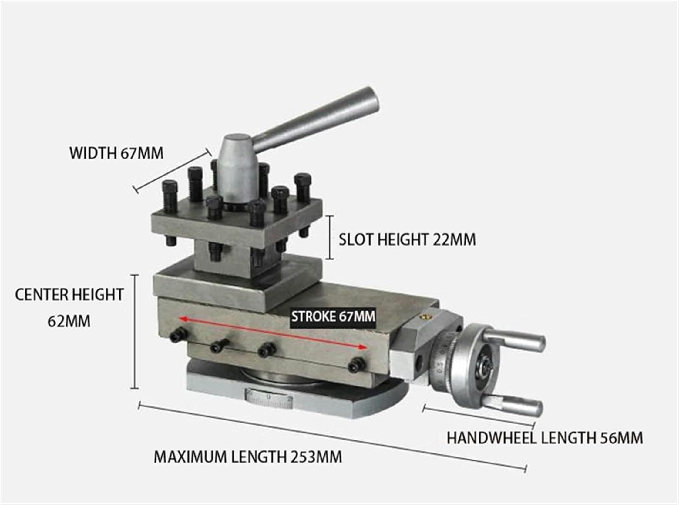 Zestaw narzędzi tokarskich, szybka wymiana narzędzi metalowych, zakres 190 mm - 495 mm, idealny do WM180V WM210V, precyzyjne narzędzia do obróbki drewna i obróbki metali