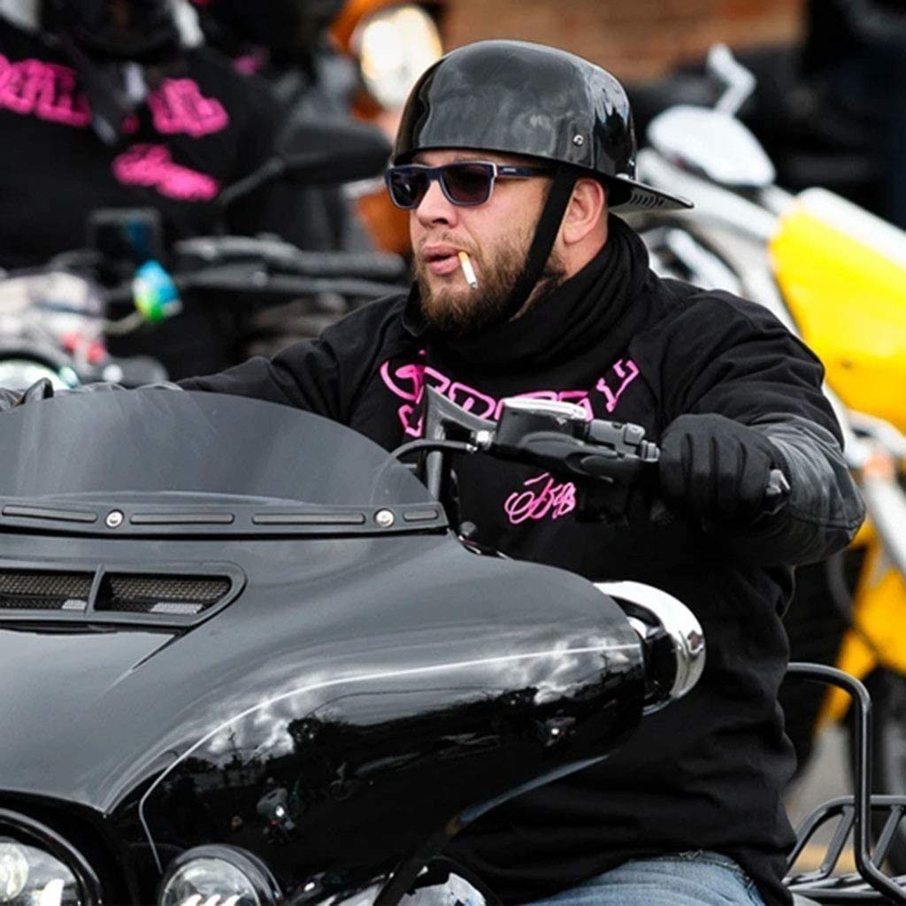 Kask w stylu vintage z otwartą twarzą Retro motocyklowy kask półskorupowy Mężczyźni i kobiety Zatwierdzony przez ECE Czapka z daszkiem Kask Rower Cruiser Chopper Motorower ATV Kaski (54-62Cm