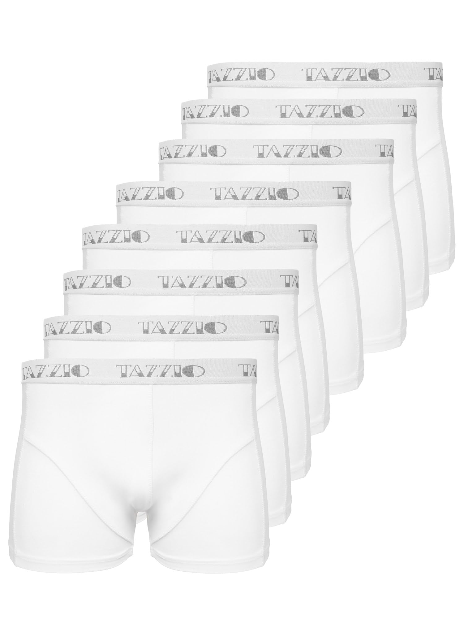 Tazzio Herren Boxershorts BS1000 – 8er Pack Basic Unterhosen Baumwolle – Bequeme Retroshorts mit Komfortbund | Atmungsaktive Männer Unterwäsche
