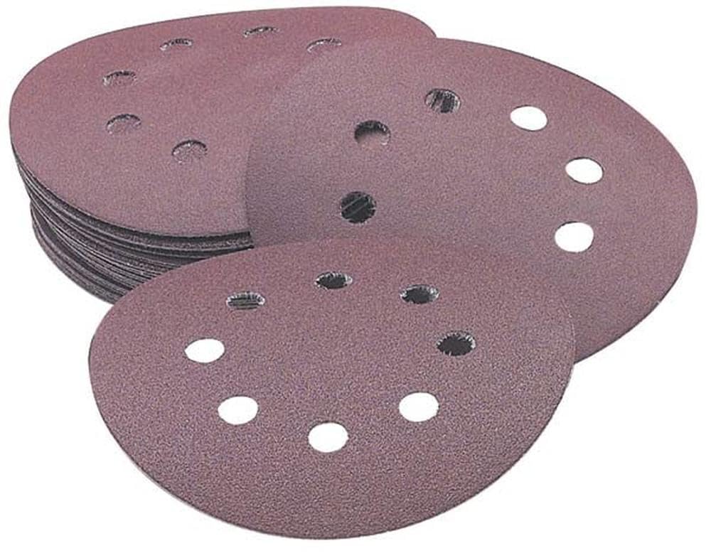 Disques Abrasifs Kwb 125mm Grain 40 - Corindon Supérieur, Fixation Velcro Sans Outil, Pour Ponceuse Excentrique Bois Et Métal