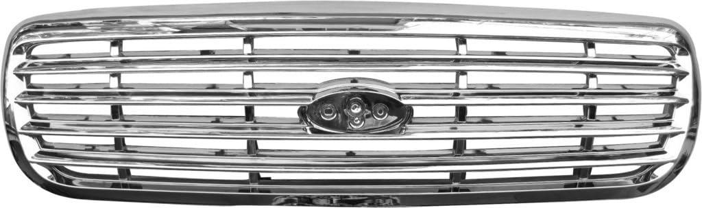 Sheng Yi Fully Chrome Grille for Ford Crown Victoria 1998-2011 6W7Z-8200AA FO1200379 with Clips