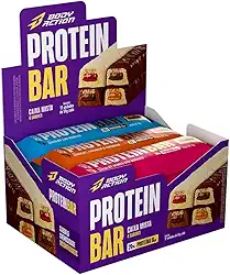 Protein Bar Caixa Com 12 Unidades de 55g Mista Bodyaction