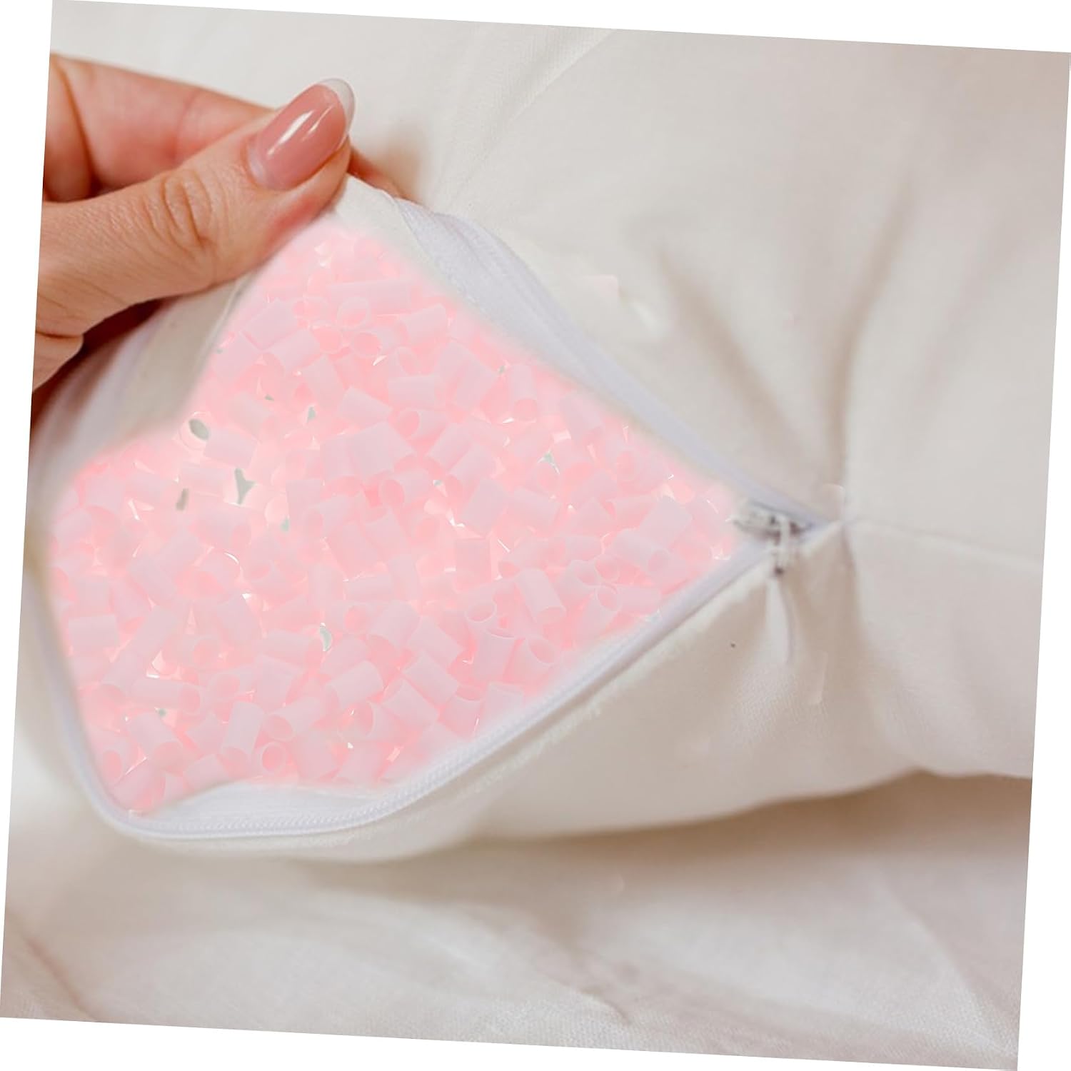 1bag Flexible Tube Pillow Insert Breathable Cushion Filling for Neck Support Stuffing for Stuffed Animals and Decorative Pillows TPE