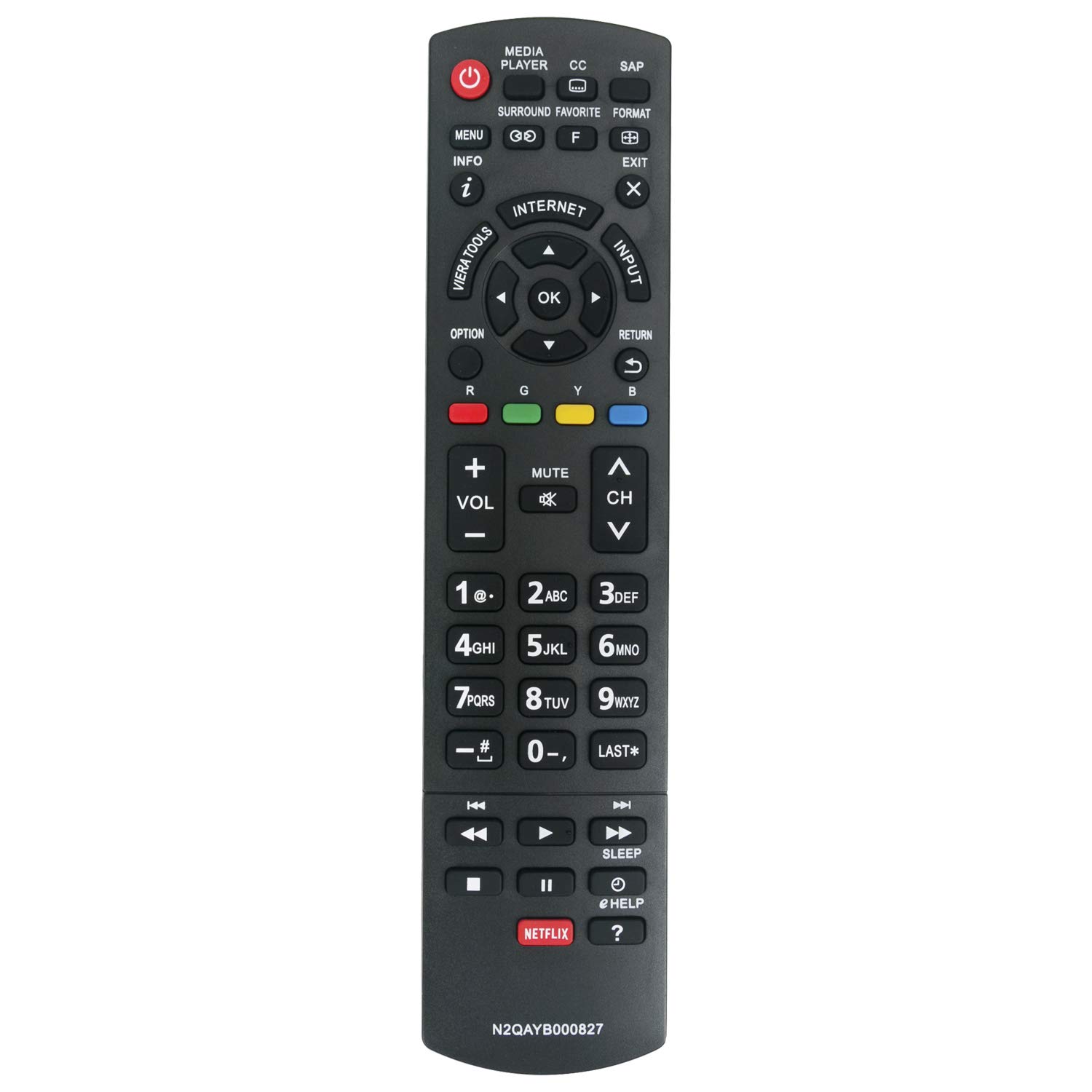 Amazon.com: New N2QAYB000827 Remote Control fit for Panasonic