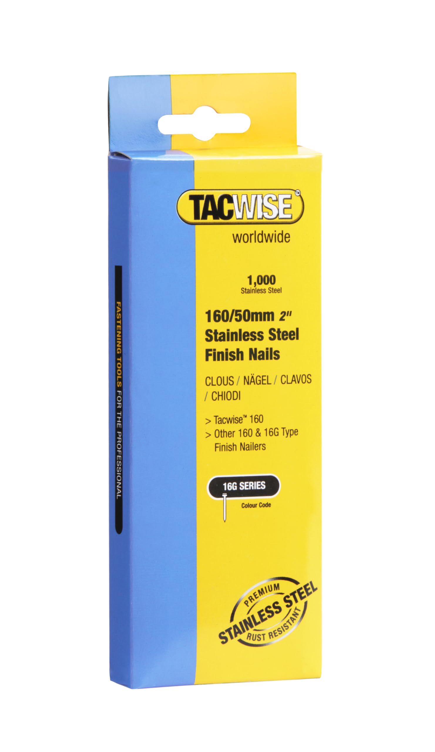 1000 Chiodi Di Finitura 16G / 50mm - Acciaio Inox Per Pistole Sparachiodi - Foto 5