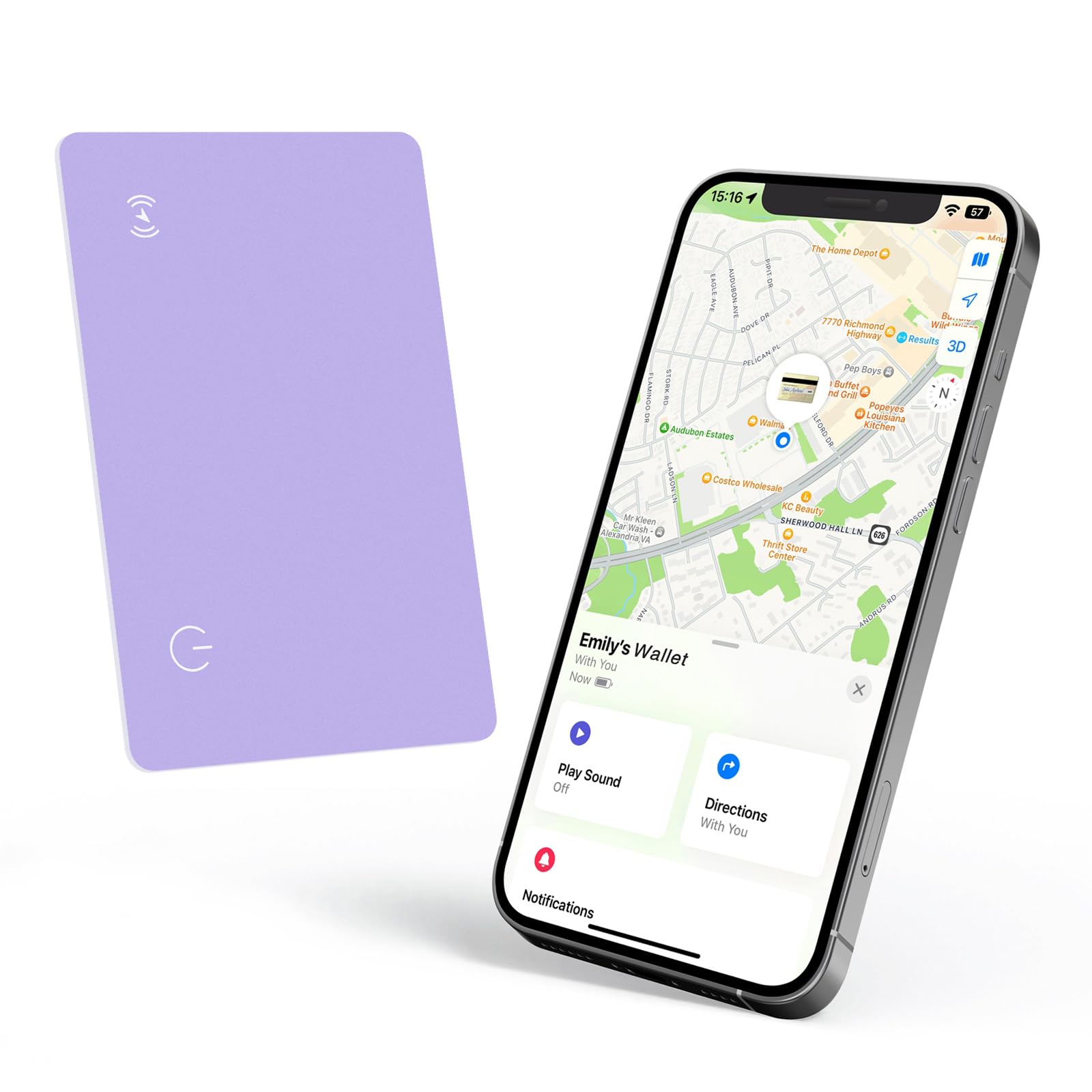 Amazon.com: Eelexa Wallet Tracker Card, Rechargeable Thin Luggage