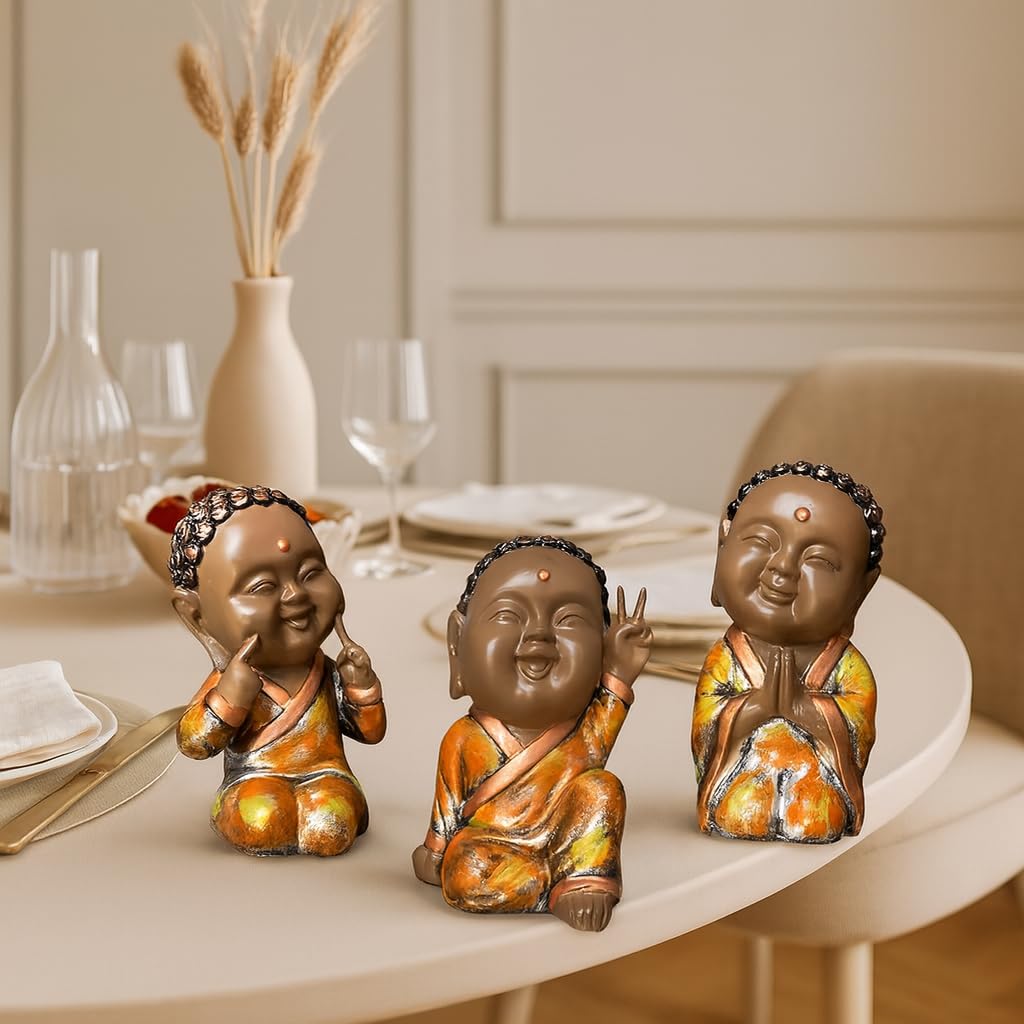 Cute Baby Buddha Figurines - Uplift Your Home -6