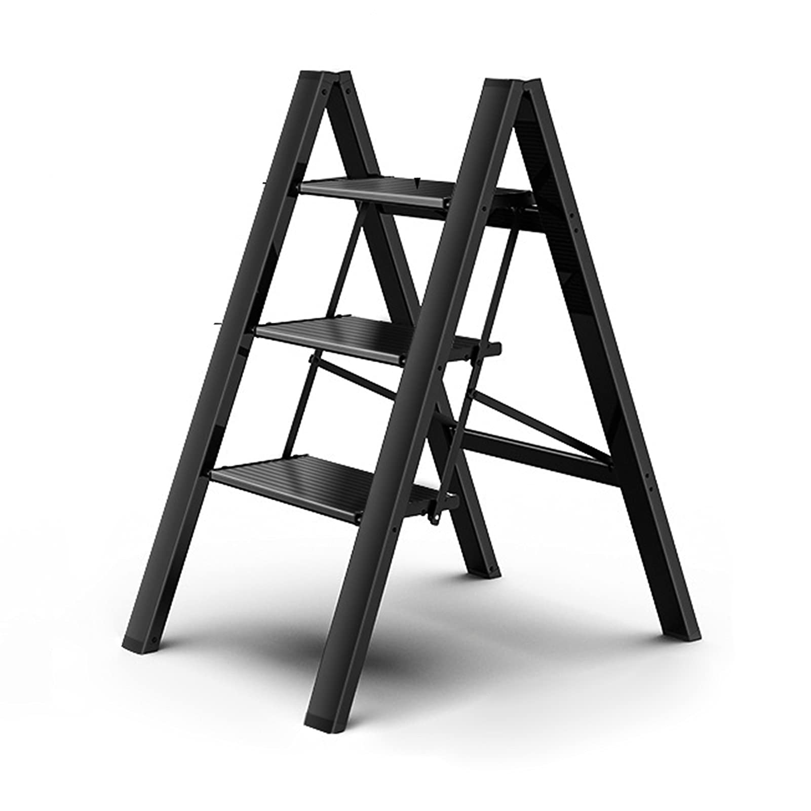 Taburete escalera plegable con pedal ancho para solucionar la falta de espacio y altura en casa