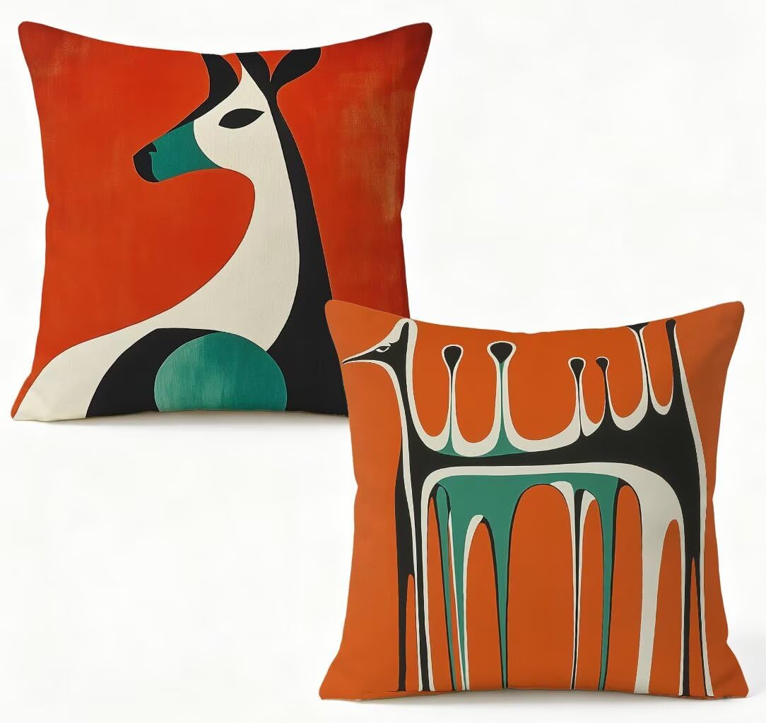 Housse coussin 65x65 cm avec impression recto-verso haute definition en lin durable