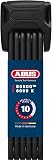 ABUS Bordo 6000K Folding Lock with SH Lock Holder - Bike Lock with XPlus Cylinder for high Tamper Protection - Security Level 10 - Length 90 cm - 1