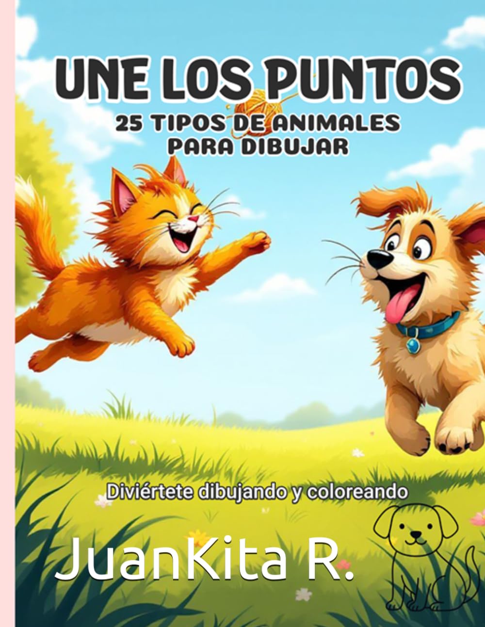 Conecta los Puntos de Animales para Niños 6–8: Libro de actividades con 25 dibujos paso a paso que mejoran la coordinación y la concentración mientras se divierten