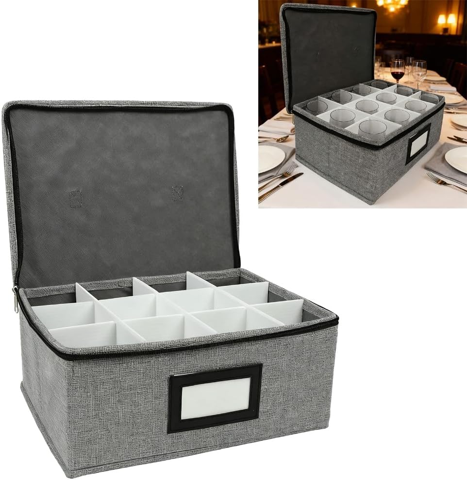 Elegant Glass Display Case Crafted of Washable Cloth Materials Fit Standard Cabinets Countertops