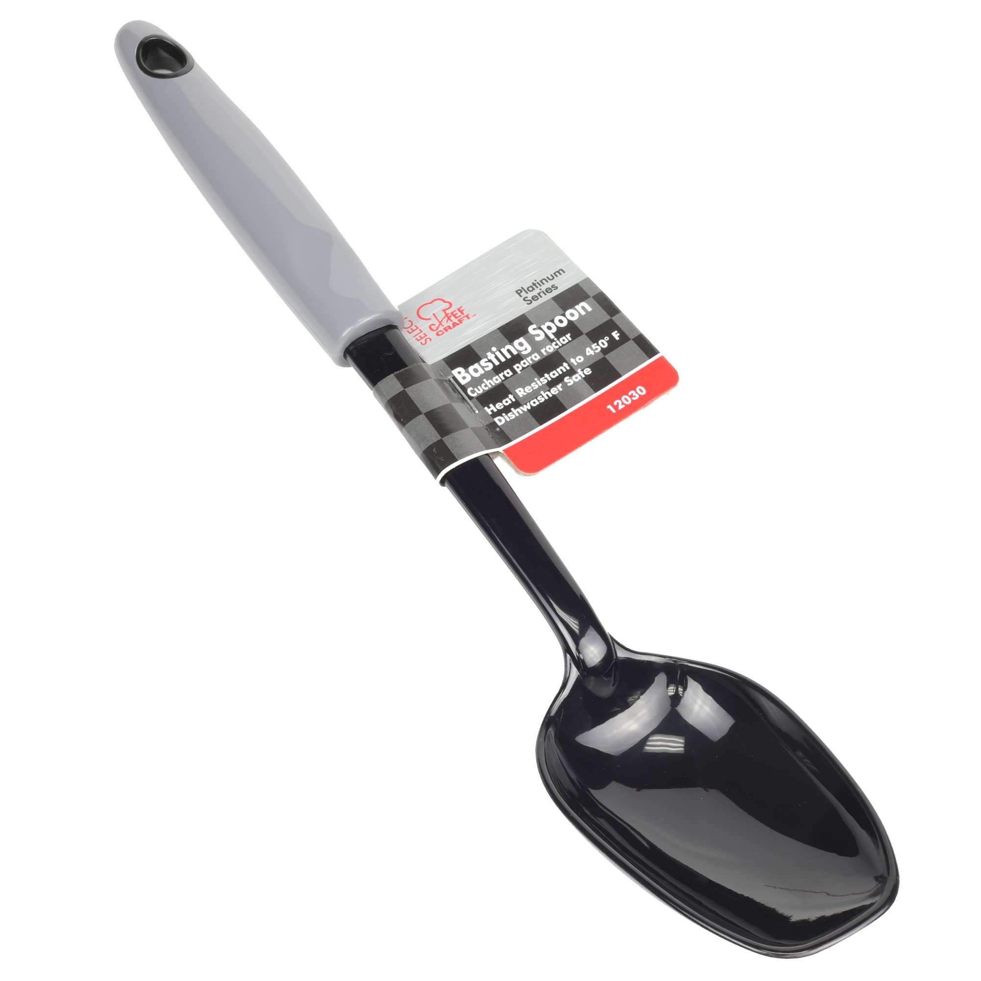 Chef Craft seleccione cucharón 12 "gris mango 450 °F Dw seguro