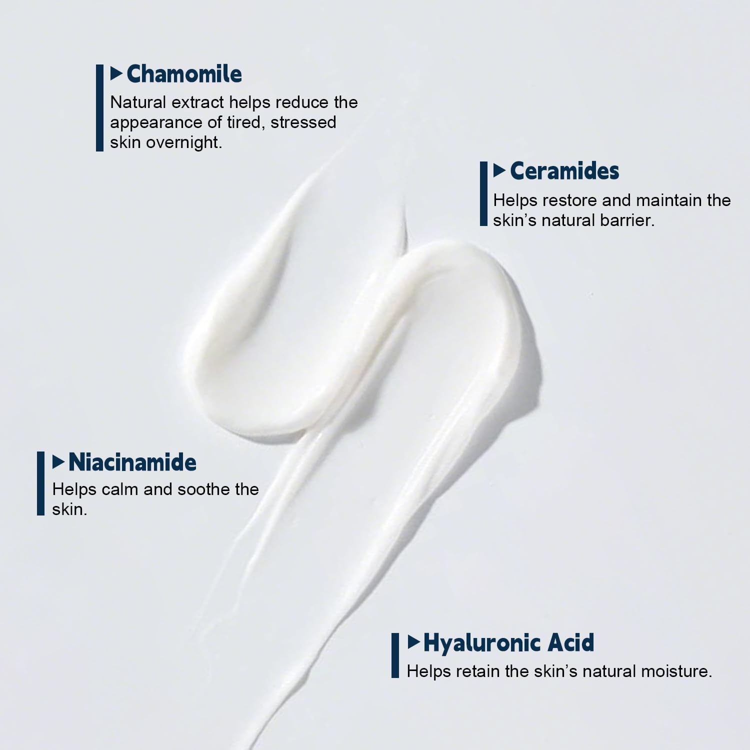 Niacinamide Moisturizer Cream, Hyaluronic Acid & Squalane for Face, Lightweight Daily Lotion for Dry Skin, Strengthens Skin Barrier, Provides Instant Comfort & Lasting Hydration, Unscented 3.38 oz - Image 4